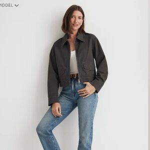 Cropped Utilitarian Jacket | Madewell